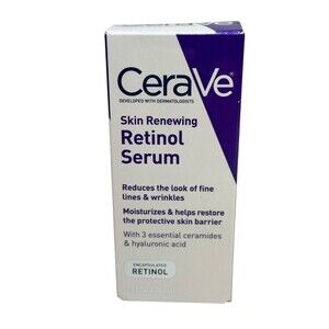 CeraVe Skin Renewing Retinol Serum 1oz New In Box Fine Lines Wrinkles Vitamin A